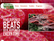 Tablet Screenshot of ourbesttoyou.nebraska.gov